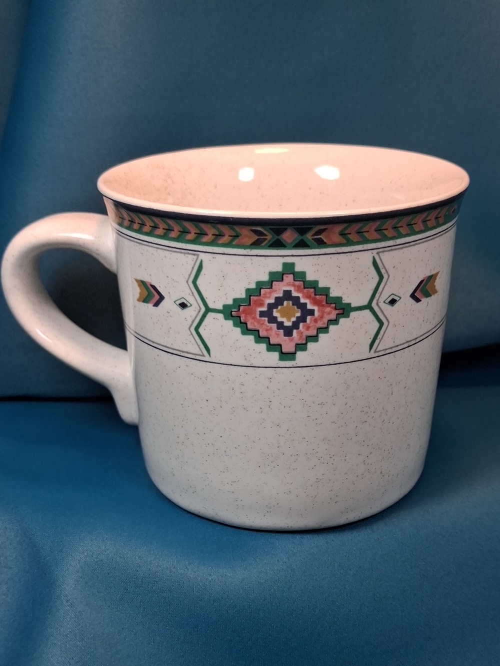 2 Vintage 90s Studio Nova Southwest Adirondack Aztec Mugs
